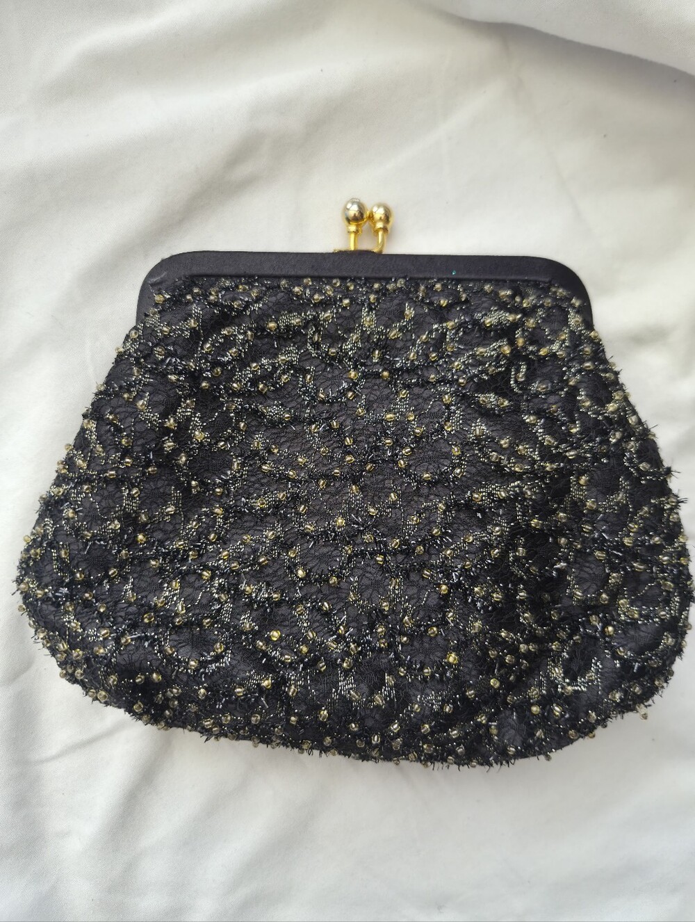 Vintage Neiman Marcus Beaded Evening Clutch